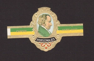 James Watt Scarce Inventor Scientist Cigar Band from Europe - Picture 1 of 1