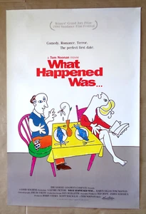 Póster enrollado What Happened Was... 1994 original 27X40 Tom Noonan Karen Sillas - Imagen 1 de 5