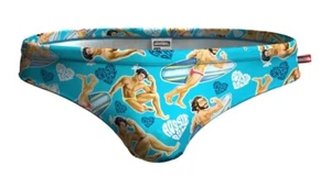 Aussiebum SurfRip 2.5 Swimming Trunks Bathers Sky Size Extra Large (XL) Gym Mens - Picture 1 of 5