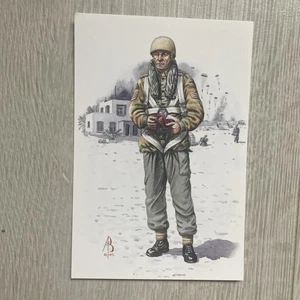 Military Postcard 23 Parachute Field Ambulace RAMC 1956 by Alix Baker - Picture 1 of 2