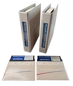 1985 MS Fortran Compiler Benutzerhandbuch Referenzordner Handbücher + 2 Disks ungetestet - Bild 1 von 21