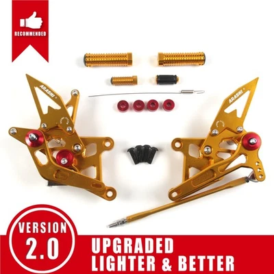 Pedal de apoio para os pés Arashi Racing para Honda CB300F/CBR300R/ABS 2015-2023 - Imagem 1 de 4