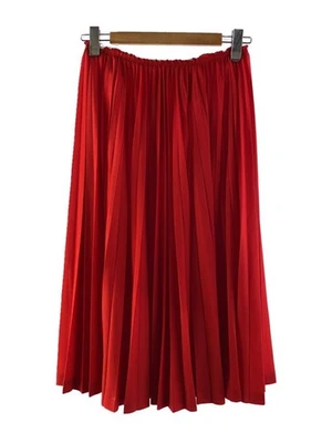 Comme des Garcons Ragazza Gonna Lunga / M / Poliestere/ Rosso/ NO-S005 - Immagine 1 di 4