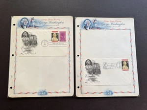 US 1989 FDC on George Washington Page +Executive Branch #2414 + DUAL FDC CXLs - Picture 1 of 1