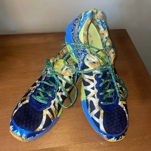Asics Uomo Taglia 10.5 Gel Noosa Tri Running Atletico Lacci Cancro al Seno T4M1N - Foto 1 di 21