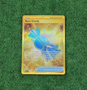 Pokemon Karte Scharlachrot & Violett Base Rare Süßigkeiten 256/198 Secret Rare Gold - Bild 1 von 2