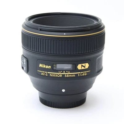 Nikon AF-S NIKKOR 58mm F/1.4G (Nikon F mount) -Near Mint- #57 - Image 1 of 4