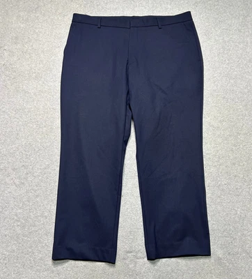 Ralph Lauren Dress Pants Mens 36 X 25 Straight Leg Navy Blue Performance Stretch - Image 1 of 4
