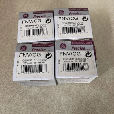 GE Halogen MR16 Bulbs X 4 12v 50w - Image 1 of 4