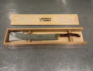 Laguiole Champagne Saber Rosewood Handle Design NEW IN BOX! FREE SHIPPING! - Picture 1 of 10