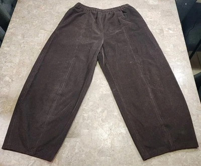 Pantalón Japonés Eskandar Pana Más Largo Marrón Algodón Cachemira Talla 1 Foto 1 de 4