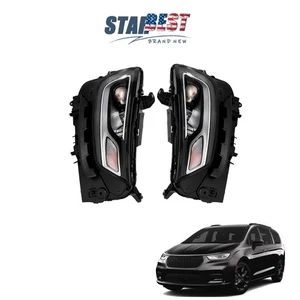 Headlights Assembly Projector For Chrysler Pacifica 2021-2023 Clear RH LH Side - Bild 1 von 12