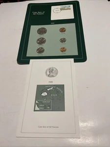Coin Sets of All Nations Fiji With Card 1982-1987 - Picture 1 of 18
