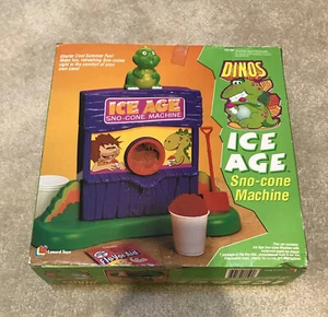 Snow Cone Machine Dinos Ice Age Theme Ice Scoop Lanard 1993 Vintage Collectible - Bild 1 von 12