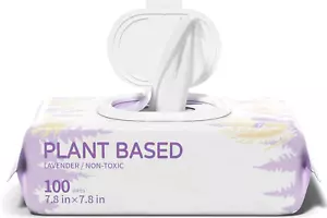 Dog Wipes for Paws and Butt Plant Based Hypoallergenic Pets Cleansing & Deodoriz - Picture 1 of 4