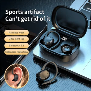 True Wireless Bluetooth Headset Stereo Music Earphone Business Sports Headphones - Picture 1 of 10
