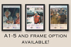 Back To The Future 1-3 Poster A1-5 Frame Option Michael J Fox Christopher Lloyd