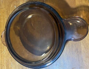 Pyrex Corning Vision Kochgeschirr V-240-B Grab It & Go Suppe Braunglas mit Deckel USA - Bild 1 von 3