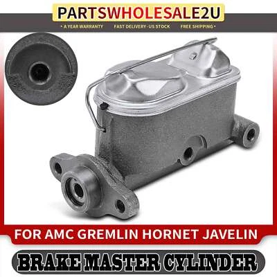 Brake Master Cylinder with Reservoir w/o Sensor for AMC Gremlin Hornet Javelin - Image 1 of 4