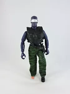 Personaggio SNAKE EYES 12 pollici di Ninja Lightning Cycle G.I. JOE 2004 Hasbro Kmart GI - Foto 1 di 6
