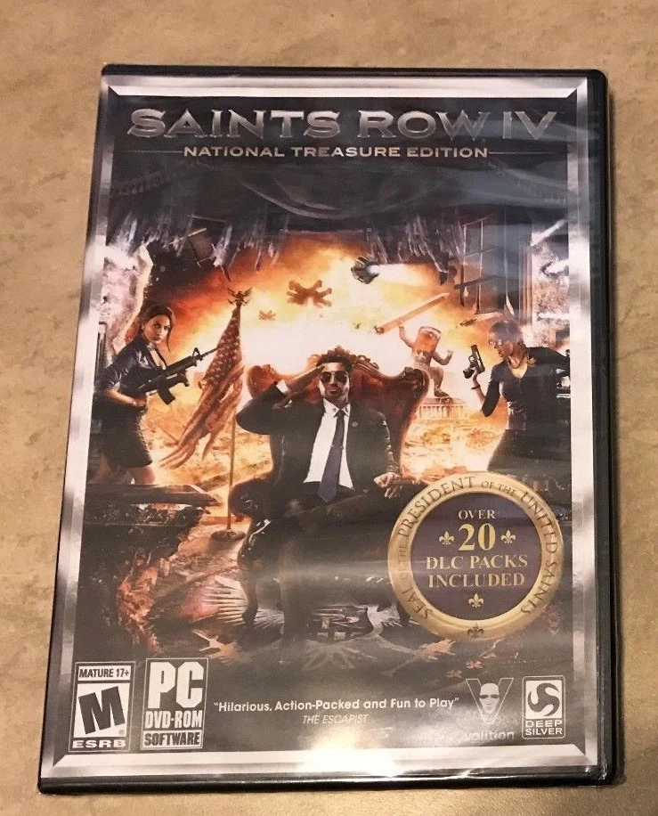 Saints Row IV 4 国家宝藏版 PC DVD Rom 游戏全新原厂密封 — 第 1/1 张图片