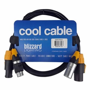 Blizzard Cables DMX 3-Pin and PowerCON True1, 3 ft Combo Cable - Picture 1 of 1