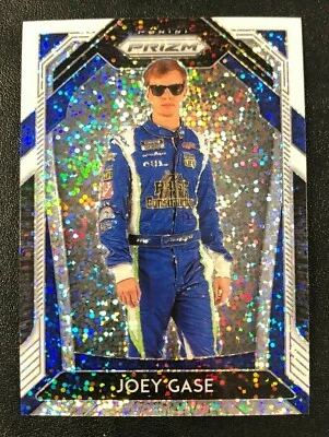 2020 Treasures Panini Prizm Racing WHITE SPARKLE Prizm SSP JOEY GASE #34 - Image 1 of 2