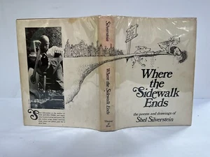 Where The Sidewalk Ends TRUE First Edition 1st Printing Shel Silverstein 1974 - Picture 1 of 11