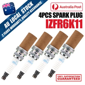 4x Laser Iridium Spark Plug for Honda Accord Euro 2.4 CL9 03- ref IZFR6K11 - Picture 1 of 6