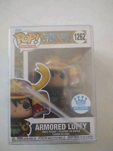 Armored Luffy #1262 Funko Pop! One Piece Funko Shop Exclusive W/ Pop Protector - Picture 1 of 2