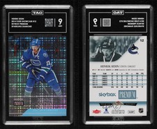 2014 Fleer Showcase Skybox Premium Sparkling Diamond /5 Henrik Sedin TAG 9 MINT