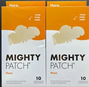 2 boxes Mighty Patch Nose by Hero Cosmetics, HYDROCILLOID 10 patches Each - Picture 1 of 3