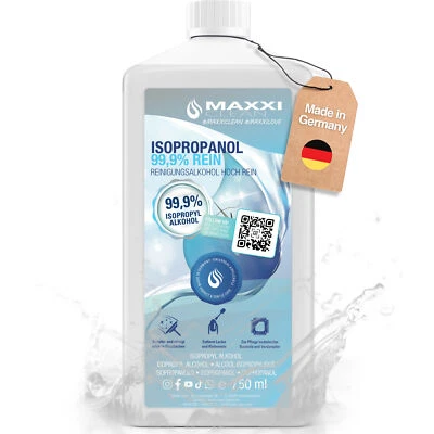 0,75 Liter 99,9% Isopropanol Isopropyl Alkoholreiniger IPA mit Spritzeinlage - Bild 1 von 4