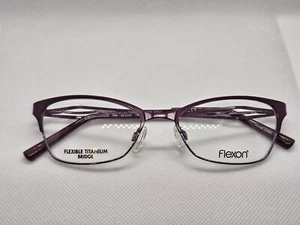 Flexon Lucille 505 Pflaumenbrille 52-17-140 Titan Brücke Katzenauge Damen - Bild 1 von 15