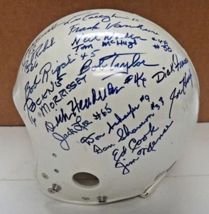 Notre Dame Signed Full Size Practice Helmet Signed by 18 Notre Dame Legends - Picture 1 of 11