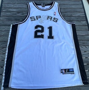 Maglia Tim Duncan NBA autentica Reebok San Antonio Spurs #21 HOF taglia 52 - Foto 1 di 24