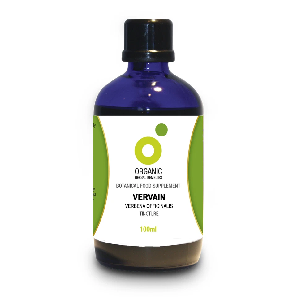 ORGANIC HERBAL REMEDIES Organic Vervain Tincture 100ml