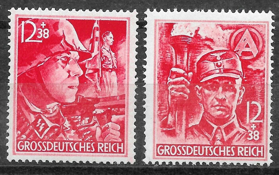 Alemania Mi# 909-910 MNH 1945 12º Aniversario del Reich **) Foto 1 de 1