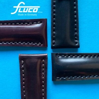 Cordovan shell Horween Uhrenarmband gewölbt 18 20 22mm Made in Germany, / 44 - Bild 1 von 4