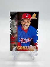 1997 Pinnacle Inside Juan Gonzalez Diamond Edition Die Cut #4 Short Print