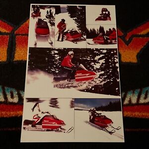 🏁 ‘73 CHAPARRAL Snowmobile Poster  vintage sleds Firebird SS III Thunderbird