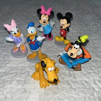 Disney Mickey Mouse Casa Club Amigos Cake Topper Set de 6 Figuras Toppers Foto 1 de 4