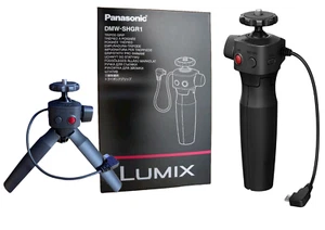 Panasonic Tripod Grip for Vlogging with Pouch Black Universal Fit UK DMW-SHGR1E - Picture 1 of 7