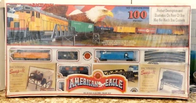 Juego Tren Eléctrico Bachmann American Eagle HO Caja Original Sellada De Colección Raro Foto 1 de 4