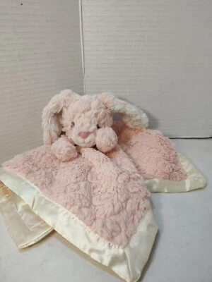 Mary Meyer Pink Bunny Lovey Masilla Satén Patito Manta de Seguridad Chupete 13” Foto 1 de 4