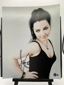 Amy Lee signed Foto Beckett Music Evanescence handsigniert 11x14 BAS Fallen Rock - Bild 1 von 3