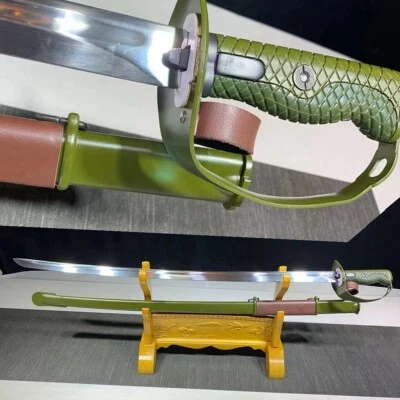 Espada Militar Tipo 65 Caballería Nco Sable Dao Espada Hoja Acero Inoxidable BigGuard Foto 1 de 4