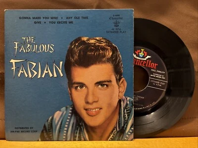 The Fabulous Fabian Volume 3 EP - 7” 45RPM - Rare Chancellor C-5005 - VG+ - Image 1 of 4