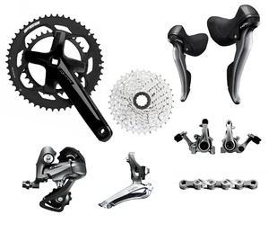 Shimano Claris 2 x 8 Speed Gravel Disc Groupset - Flat Mount Or Post Mount - Picture 1 of 18