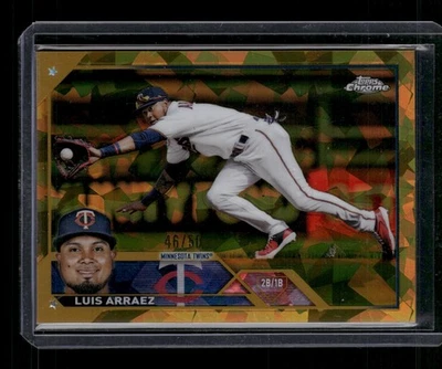 2023 Topps Chrome Sapphire Edition #217 Luis Arraez Gold 46/50 BG - Image 1 of 2